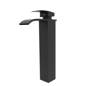 Mitigeur lavabo CASCADE Noir Mat