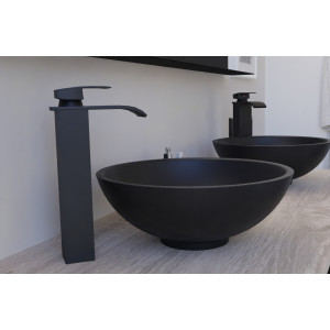 Mitigeur lavabo CASCADE Noir Mat