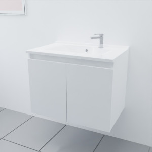 Caisson simple vasque PROLINE 70 - Blanc brillant