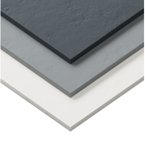 Receveur de douche 80x80 cm extra plat - gris ciment - DIAMANT