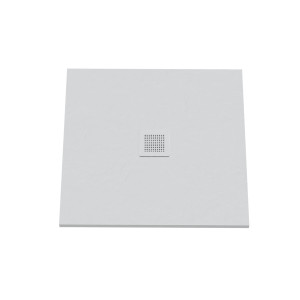 Receveur de douche 80x80 cm extra plat - blanc - DIAMANT