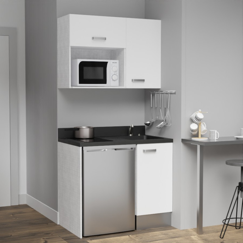 complète 100 cm avec meubles bas et hauts