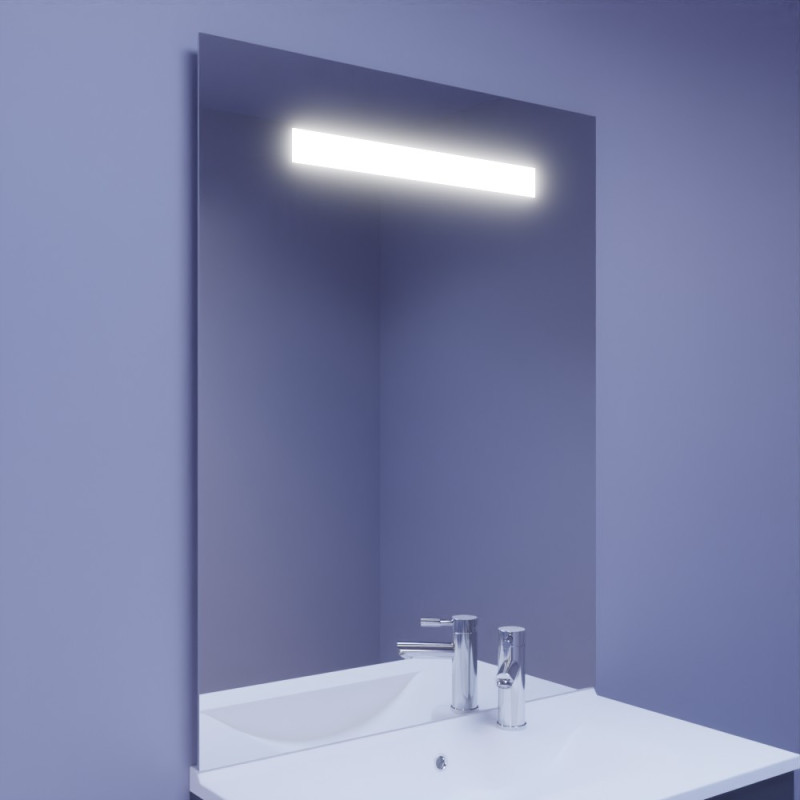 Miroir lumineux ELEGANCE 80x105 cm - sans interrupteur sensitif