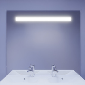 Miroir lumineux ELEGANCE 120x105 cm - sans interrupteur sensitif