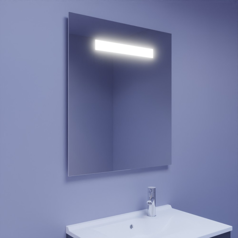 Miroir lumineux ELEGANCE 70x80 cm - sans interrupteur sensitif
