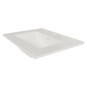 Plan vasque en céramique CERAPLAN - 60 cm