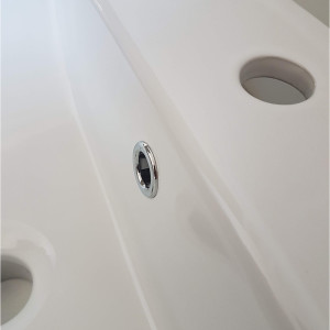 Plan vasque en céramique CERAPLAN v2 - 80 cm