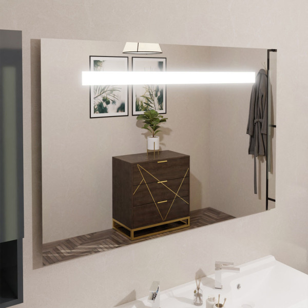 Miroir De Salle De Bain LED Connecté (200x80cm) LED Lumineux Miroir