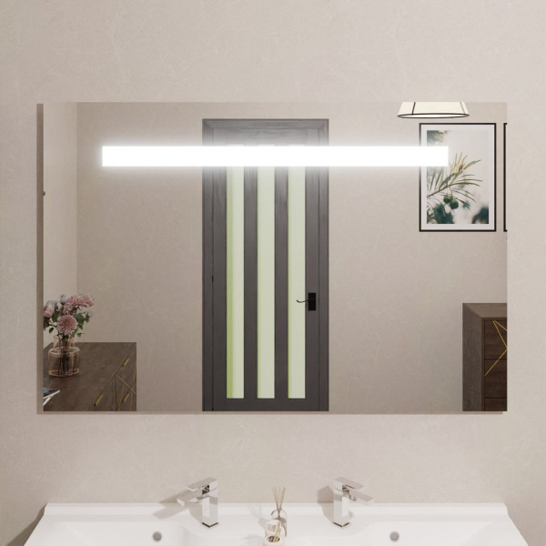 Miroir LED salle de bain 118x60cm Simply