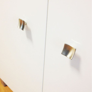 Meuble ECOLINE 70 cm avec plan vasque et miroir - Blanc brillant