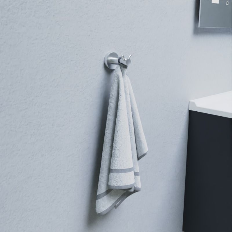 Crochet de porte invisible gris odor, crochet d'entrée, accrocher derrière  le mur de la porte