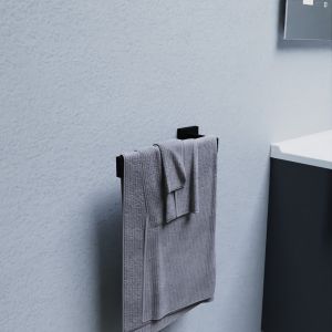 Porte serviette noir mat