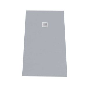 Receveur de douche 160x90 cm extra plat - gris ciment - DIAMANT