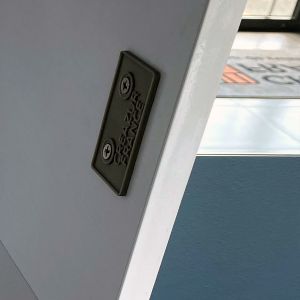 Armoire de salle de bain à suspendre réversible GALAXY - Gris brillant