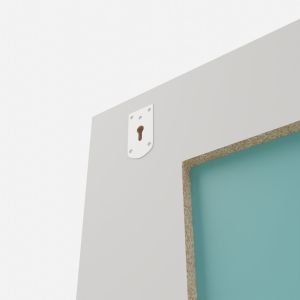 Miroir MIRCOLINE avec applique lumineuse - 140x105cm