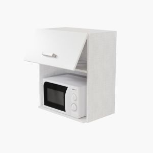 Meuble micro-ondes - 60 cm - Blanc