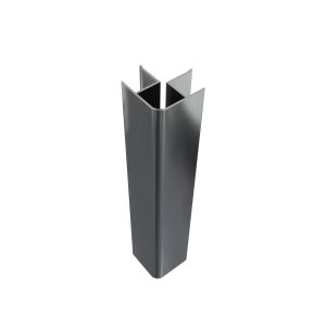 Raccord de socle en angle aspect Alu