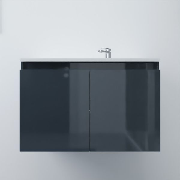 Pack meuble + vasque PROLINE 80 cm - Gris anthracite