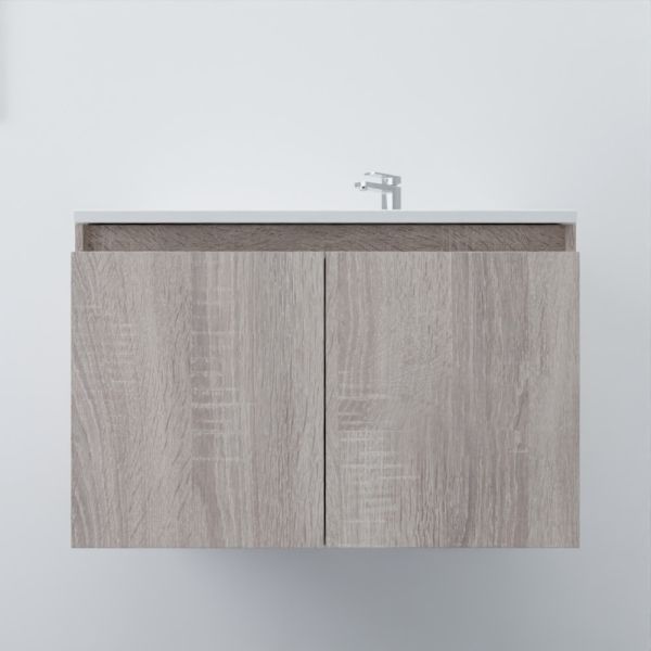 Pack meuble + vasque PROLINE 80 cm - Cambrian Oak