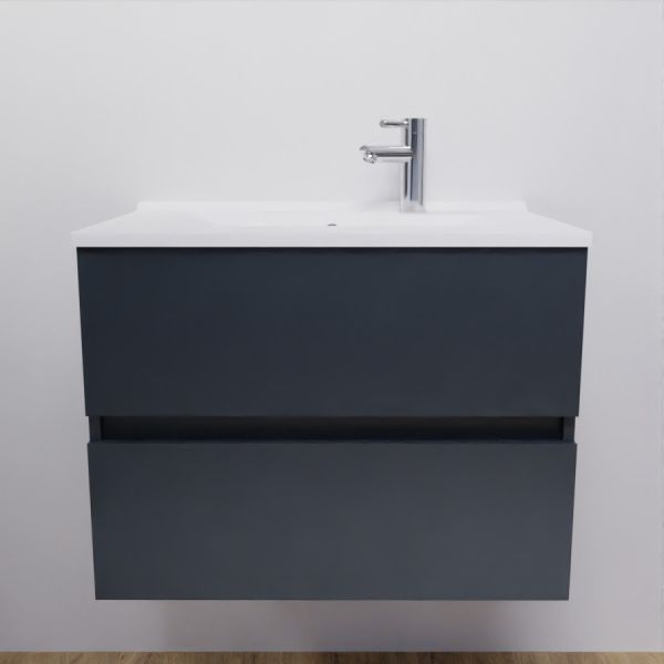 Pack meuble + vasque ROSALY 70 cm - Gris anthracite