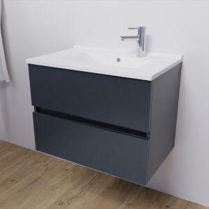Pack meuble + vasque ROSALY 70 cm - Gris anthracite