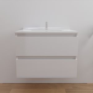 Pack meuble + vasque ARLEQUIN 70 cm - Blanc brillant