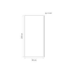 Panneau mural étanche 90 cm x 200 cm - CREARDOISE Blanc