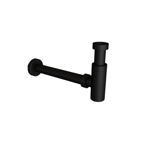 Siphon lavabo Noir Mat