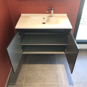 Pack meuble + vasque PROLINE 70 cm - Gris anthracite