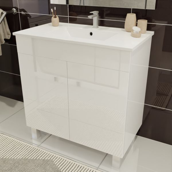 Le meuble lavabo spécial salle de bain