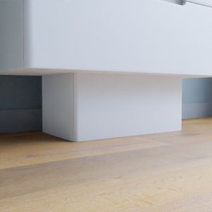 Support cache-tuyaux pour meuble KLASS 60 cm - Blanc laqué Support cache-tuyaux pour meuble KLASS - Blanc laqué