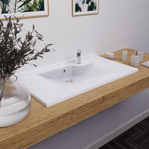 Plan simple vasque design RESILOGE - 80 cm