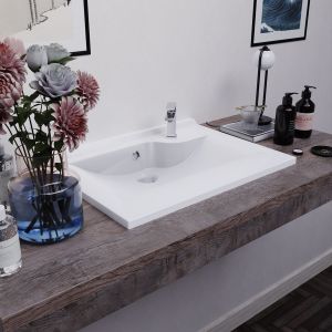 Plan simple vasque design RESILOGE - 60 cm