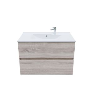 Meuble salle de bain suspendu ROSALY 70 cm - Cambrian oak