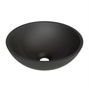 Vasque ronde à poser TREND - Noir mat