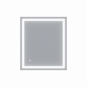 Miroir LED avec antibuée et interrupteur sensitif VISTA 70x80 cm