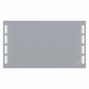 Miroir anti-buée PRESTIGE 140x80 cm - éclairage intégré à LED et interrupteur sensitif