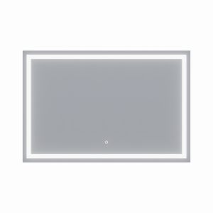 Miroir LED avec antibuée et interrupteur sensitif VISTA 120x80 cm