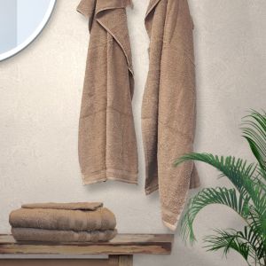 Serviette de bain - 70x140 cm - Beige plage