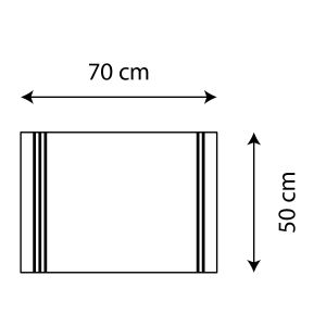 Drap de bain - 100x150 cm - Gris galet