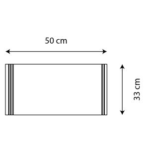 Serviette invité - 33x50 cm - Blanc