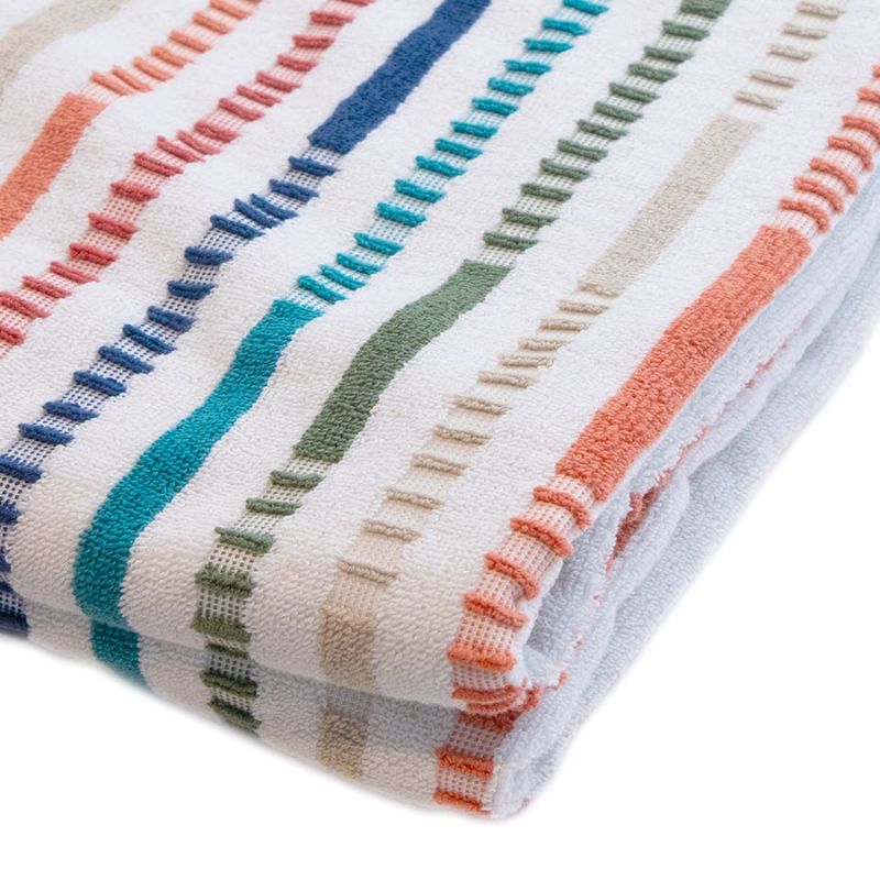 Grand Drap De Bain Vintage D. Porthault - 100x150 Cm - 100% Coton France - Occasion