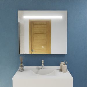 Miroir lumineux ELEGANCE 90x80 cm - avec interrupteur sensitif