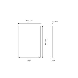 Cuisine d'extérieur en inox haut de gamme 180 cm avec plan de travail emplacement plancha et frigo KX07