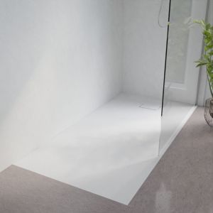 Receveur de douche 180x90 cm extra plat à poser ou à encastrer blanc - SAPHIR