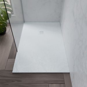 Receveur de douche 140x90 cm extra plat - DIAMANT Receveur de douche 140x90 cm extra plat - DIAMANT - coloris blanc