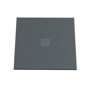 Receveur de douche 90x90 cm extra plat - DIAMANT - coloris gris anthracite