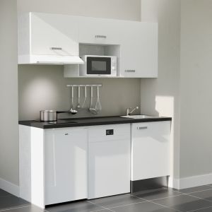 Kitchenette K55L-PT - 180 cm avec plan de travail et évier
