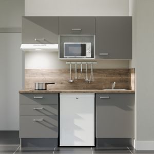 Kitchenette K20L-PT - 180 cm avec plan de travail et évier