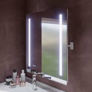 Miroir lumineux inclinable ROTA PLUS 70x80 cm - Lumière froide